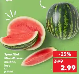 Kaufland Span./ital. Mini-Wassermelone lose Angebot