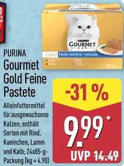 Aldi Nord PURINA Gourmet Gold Feine Pastete Angebot