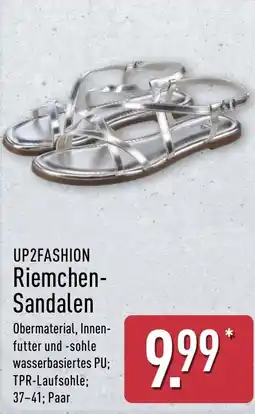 Aldi Nord UP2FASHION Riemchen- Sandalen Angebot