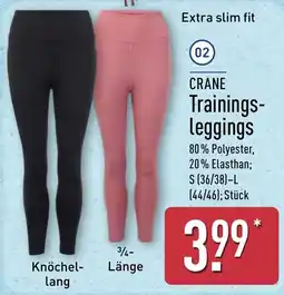 Aldi Nord CRANE Trainings leggings Angebot