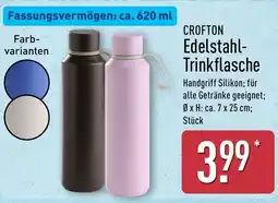 Aldi Nord CROFTON Edelstahl- Trinkflasche Angebot