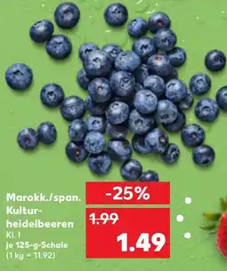 Kaufland Marokk./span. Kulturheidelbeeren Angebot