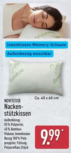 Aldi Nord NOVITESSE Nackenstützkissen Angebot