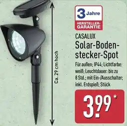 Aldi Nord CASALUX Solar-Bodenstecker-Spot Angebot