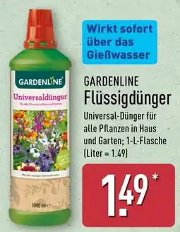 Aldi Nord GARDENLINE Flüssigdünger Angebot