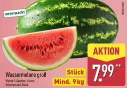 Aldi Nord Wassermelone groß Angebot