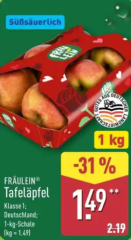 Aldi Nord FRÄULEIN Tafeläpfel Angebot
