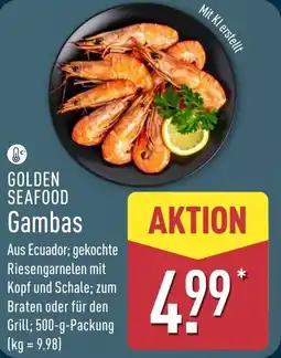 Aldi Nord GOLDEN SEAFOOD Gambas Angebot
