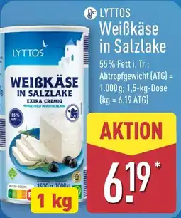 Aldi Nord LYTTOS Weißkäse in Salzlake Angebot