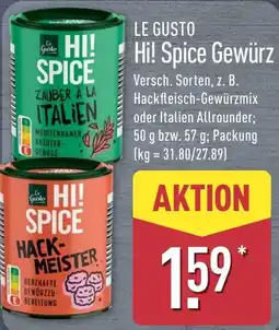 Aldi Nord LE GUSTO HI! Hi! Spice Gewürz Angebot