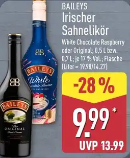 Aldi Nord BAILEYS Irischer Sahnelikör Angebot