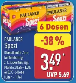 Aldi Nord PAULANER Spezi Angebot
