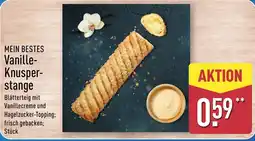 Aldi Nord MEIN BESTES Vanille- Knusperstange Angebot