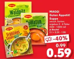 Kaufland MAGGI Guten Appetit! Suppe Angebot