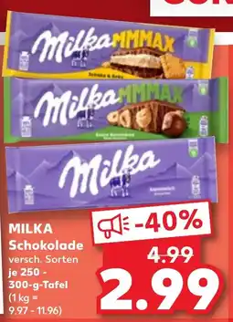 Kaufland MILKA Schokolade Angebot