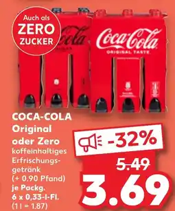Kaufland COCA-COLA Original oder Zero Angebot