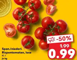 Kaufland Span./niederl. Rispentomaten, lose Angebot