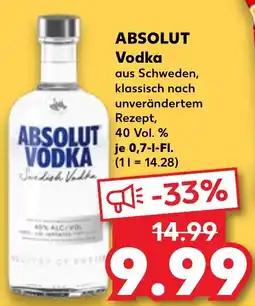 Kaufland ABSOLUT Vodka Angebot