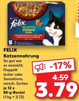 Kaufland FELIX Katzennahrung Angebot