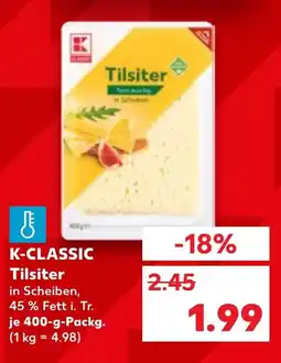 Kaufland K-CLASSIC Tilsiter Angebot