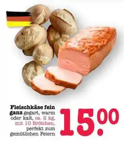 Scheck-in-Center Fleischkäse fein ganz Angebot