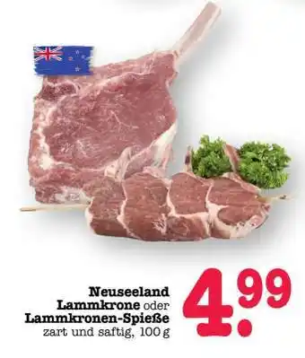 Scheck-in-Center Neuseeland Lammkrone oder Lammkronen-Spieße Angebot