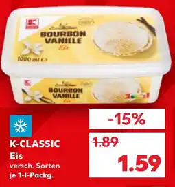 Kaufland K-CLASSIC Eis Angebot