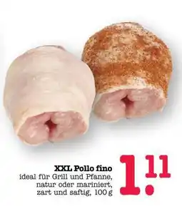 Scheck-in-Center XXL Pollo fino Angebot