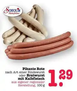 Scheck-in-Center Scheck-in Manufaktur Pikante Rote Angebot