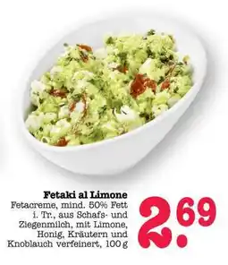 Scheck-in-Center Fetaki al Limone Angebot