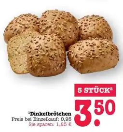 Scheck-in-Center Dinkelbrötchen Angebot