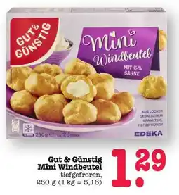 Scheck-in-Center GUT&GÜNSTIG Mini-Windbeutel Angebot
