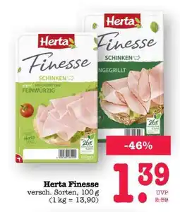 Scheck-in-Center Herta Finesse Angebot