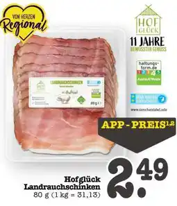 Scheck-in-Center Hofglück Landrauchschinken Angebot