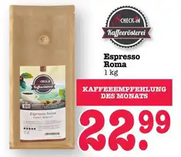 Scheck-in-Center Espresso Roma Angebot