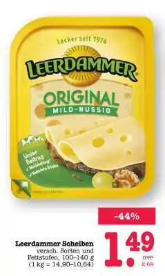 Scheck-in-Center Leerdammer Scheiben Angebot