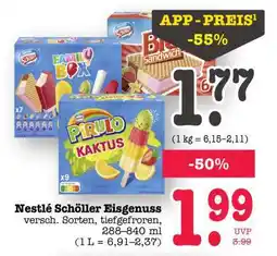 Scheck-in-Center NESTLÉ SCHÖLLER Eisgenuss Angebot