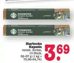 Scheck-in-Center Starbucks Kapseln Angebot