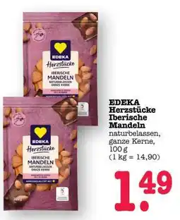 Scheck-in-Center EDEKA Herzstücke Iberische Mandeln Angebot