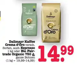 Scheck-in-Center Dallmayr Kaffee Crema d’Oro Angebot