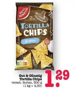 Scheck-in-Center Gut & Günstig Tortilla Chips Angebot