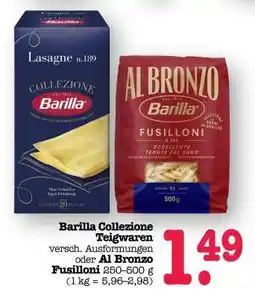 Scheck-in-Center Barilla Collezione Teigwaren Angebot