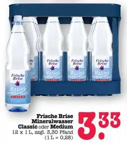 Scheck-in-Center FRISCHE BRISE Mineralwasser Angebot