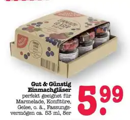 Scheck-in-Center Gut & Günstig Einmachgläser Angebot
