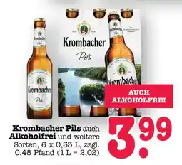 Scheck-in-Center Krombacher Pils Angebot
