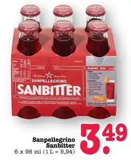 Scheck-in-Center Sanpellegrino Sanbitter Angebot