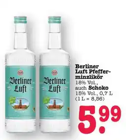 Scheck-in-Center BERLINER LUFT Pfefferminzlikör Angebot
