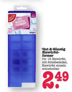 Scheck-in-Center Gut & Günstig Eiswürfelformer Angebot