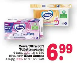 Scheck-in-Center Zewa Ultra Soft Toilettenpapier Angebot