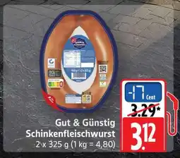 Scheck-in-Center Gut & Günstig Schinkenfleischwurst Angebot